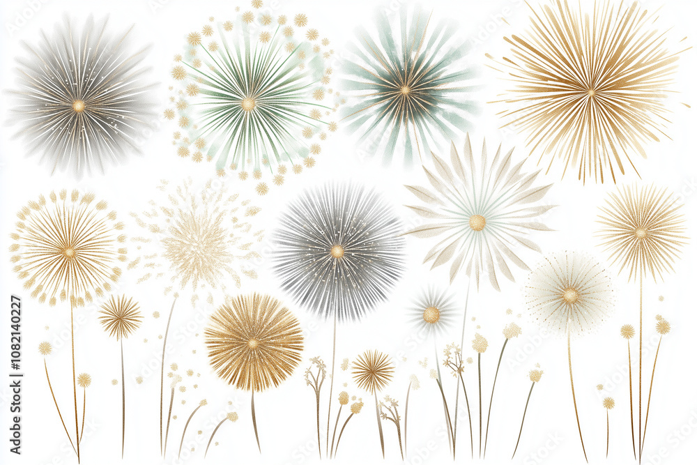 Obraz premium dandelion flower background