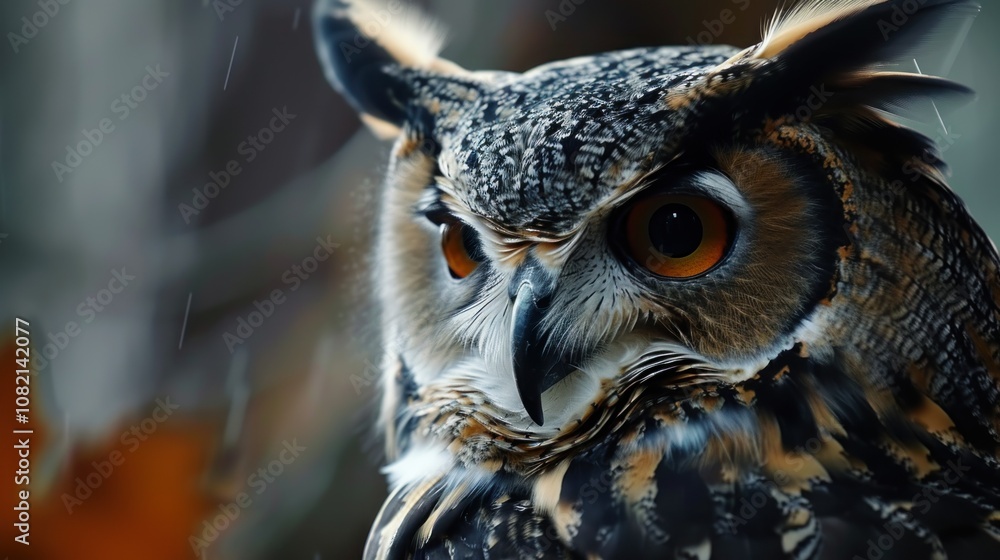 Majestic Owl Close-Up With Intense Gaze and Detailed Feathers Captured in Natural Light, Showcasing Nature’s Marvelous Wildlife and Unique Characteristics Majestic Owl Close-Up With Intense Gaze and Detailed Feathers Captured in Natural Light, Showcasing Nature’s Marvelous Wildlife and Unique Characteristics
