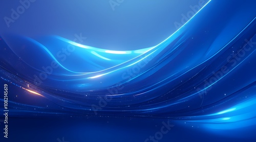 abstract blue wave background