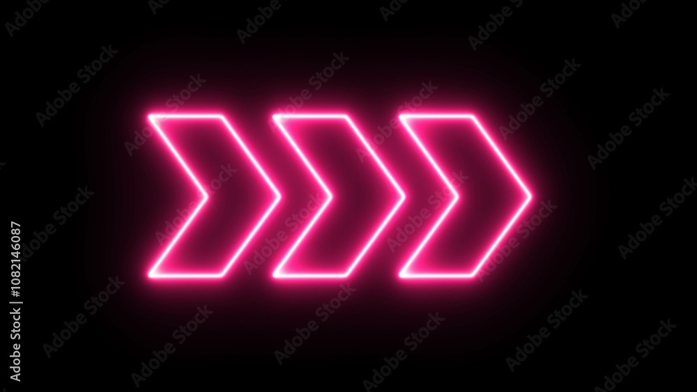 Glowing neon Arrow swipe icon isolated. Neon arrow symbol icon. right directional arrows navigation. Glowing neon Arrow swipe icon isolated. Neon arrow symbol icon. right directional arrows navigation.