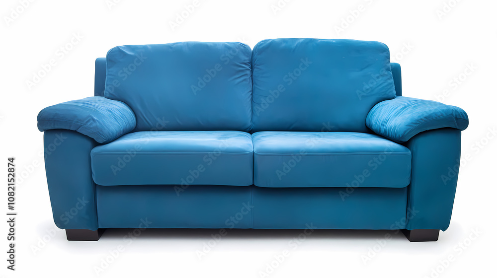 photo of a modern couch isolates on a white background photo of a modern couch isolates on a white background