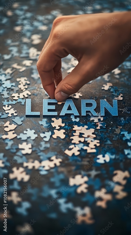 The Puzzle of Learning: Hand placing the The Puzzle of Learning: Hand placing the