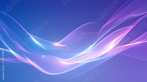 digital technology futuristic blue and purple abstract lines poster background