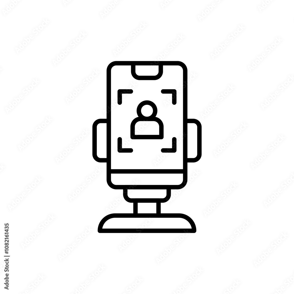 Vlog outline icons, minimalist vector illustration ,simple transparent graphic element .Isolated on white background Vlog outline icons, minimalist vector illustration ,simple transparent graphic element .Isolated on white background