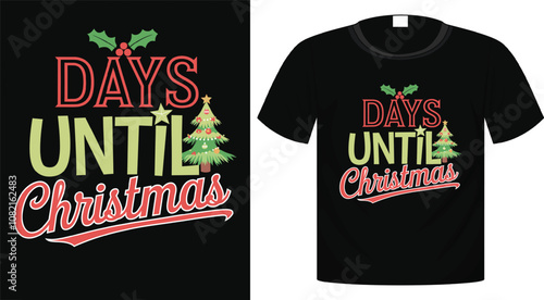 Christmas t-shirt design, typography, holiday, Sticker, Bag, Mug Design