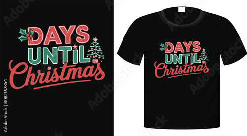 Christmas t-shirt design, typography, holiday, Sticker, Bag, Mug Design