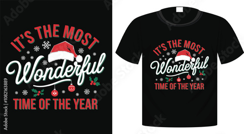 Christmas t-shirt design, typography, holiday, Sticker, Bag, Mug Design