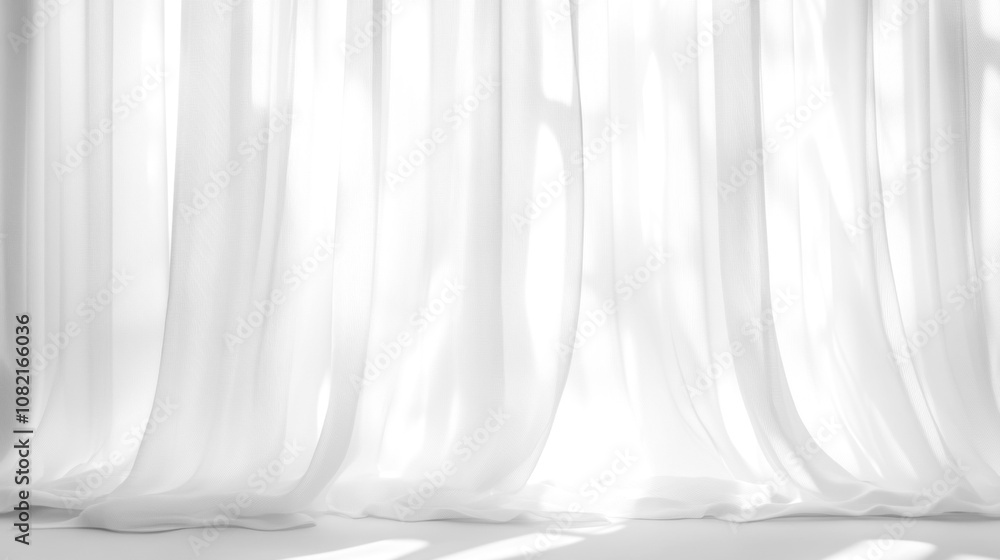 Soft white curtains background for graphic design or wallpaper. Soft white curtains background for graphic design or wallpaper.