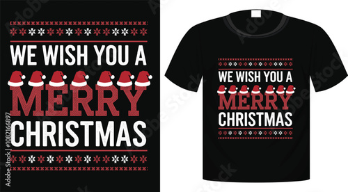 Christmas t-shirt design, typography, holiday, Sticker, Bag, Mug Design