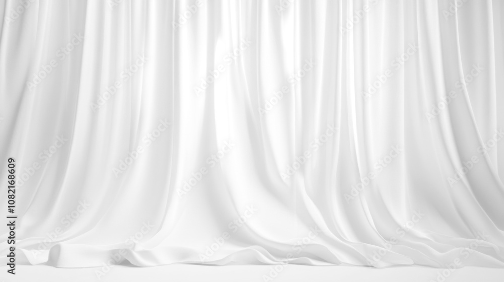 Soft white curtains background for graphic design or wallpaper. Soft white curtains background for graphic design or wallpaper.