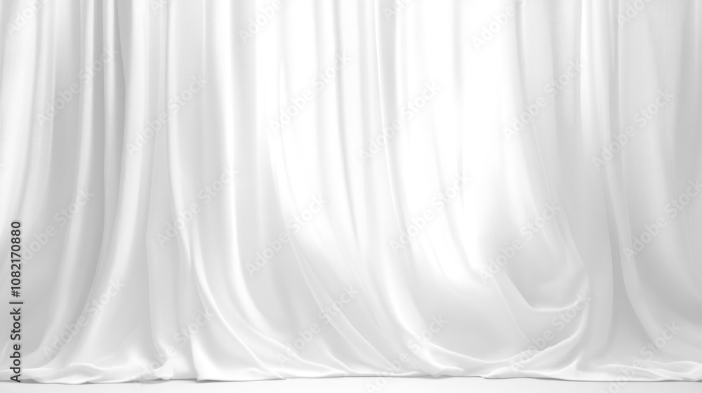 Soft white curtains background for graphic design or wallpaper. Soft white curtains background for graphic design or wallpaper.