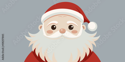 Santa Claus Portrait Illustration