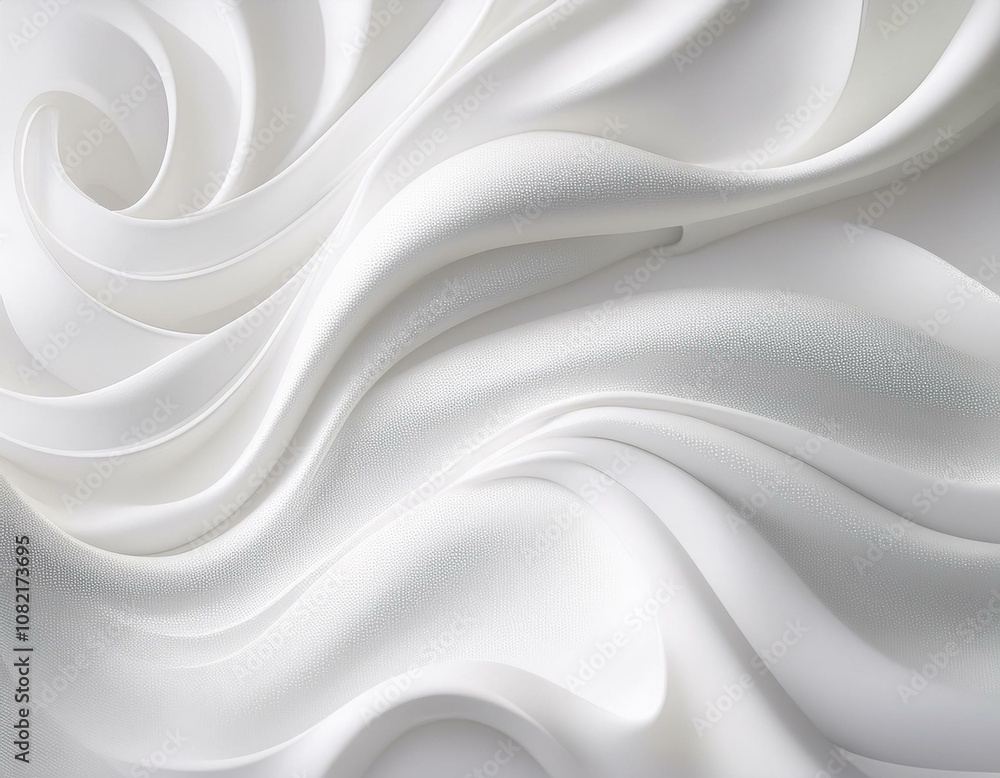 Obraz premium white satin fabric