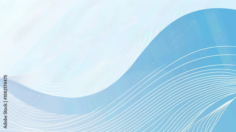 Simple abstract lines blue gradient business technology background Simple abstract lines blue gradient business technology background