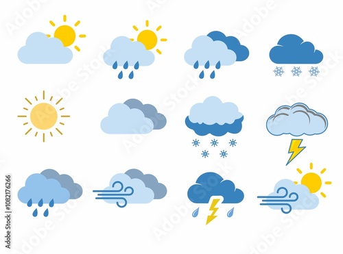 weather icons set photo