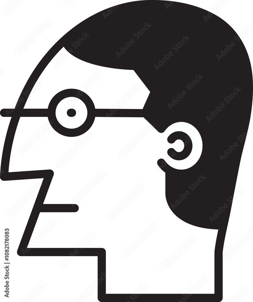 Male Face Avatar Illustration Male Face Avatar Illustration