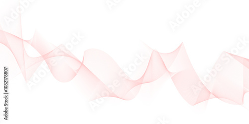 	
Abstract wave lines dynamic flowing colorful light isolated background. peach fuzz with dynamic waves for wedding design. Premium template with stripes and gradient mesh for banner or poster. vector