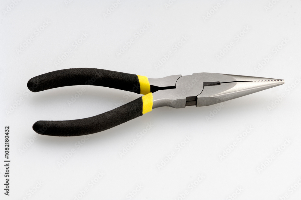Obraz premium Nose Pliers with white background