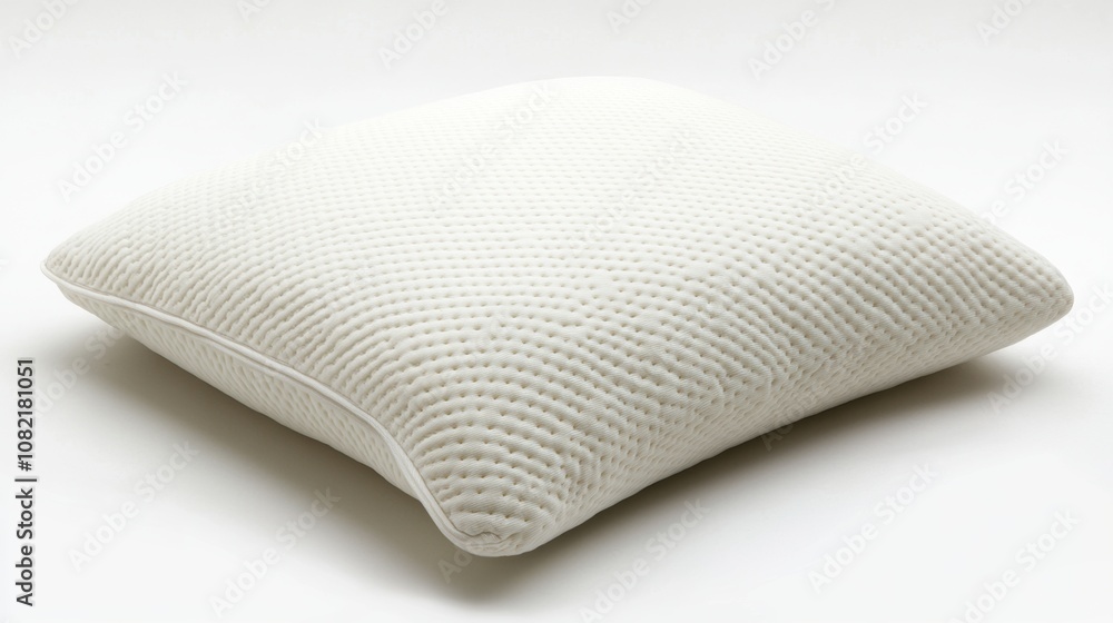 White Pillow on White Backgrou White Pillow on White Backgrou