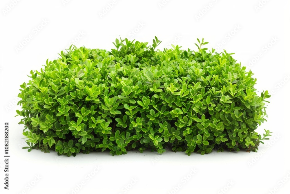 Tropical shrub bush fence tree isolated plant with clipping path. Neural network ai generated art Tropical shrub bush fence tree isolated plant with clipping path. Neural network ai generated art