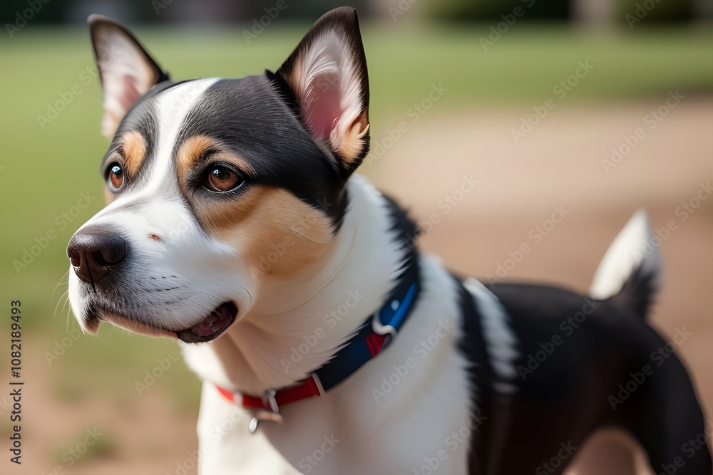 ia generated. dog. portrait of a dog. look of a dog dog with collar sitting dog ia generated. dog. portrait of a dog. look of a dog dog with collar sitting dog