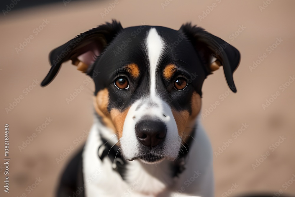 ia generated. dog. portrait of a dog. look of a dog dog with collar sitting dog ia generated. dog. portrait of a dog. look of a dog dog with collar sitting dog