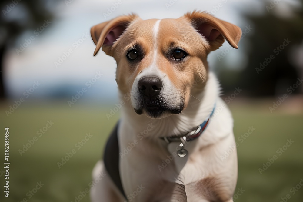 ia generated. dog. portrait of a dog. look of a dog dog with collar sitting dog ia generated. dog. portrait of a dog. look of a dog dog with collar sitting dog