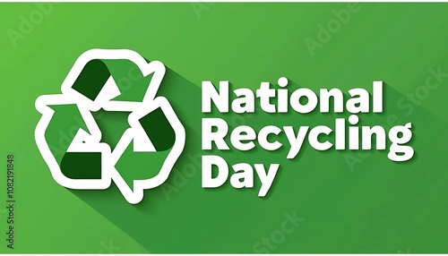 National Recycling Day vector graphic design Design Template America Recycle week