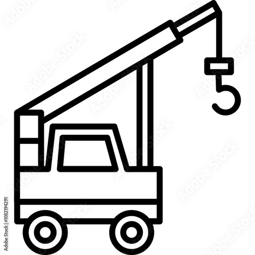 Shipping Container Stacker Icon