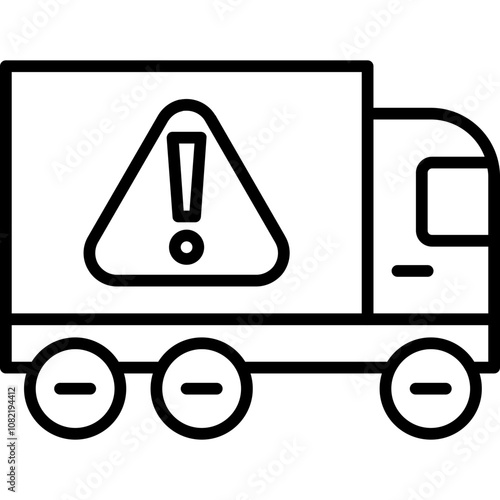 Hazardous Materials Cargo Icon