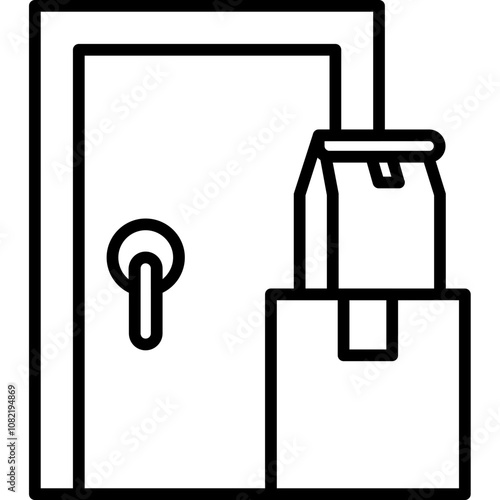Contactless Delivery Icon