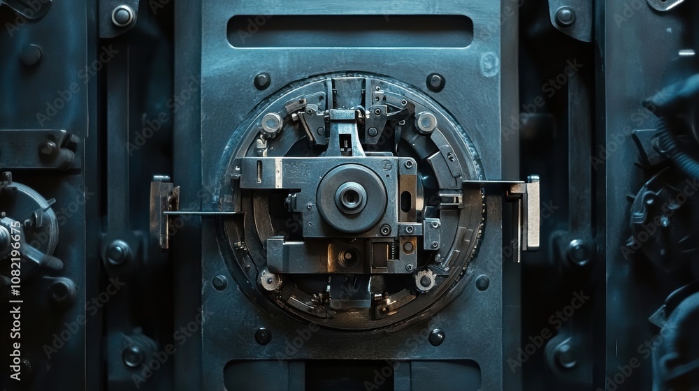 Industrial Machinery Closeup. Industrial Machinery Closeup.