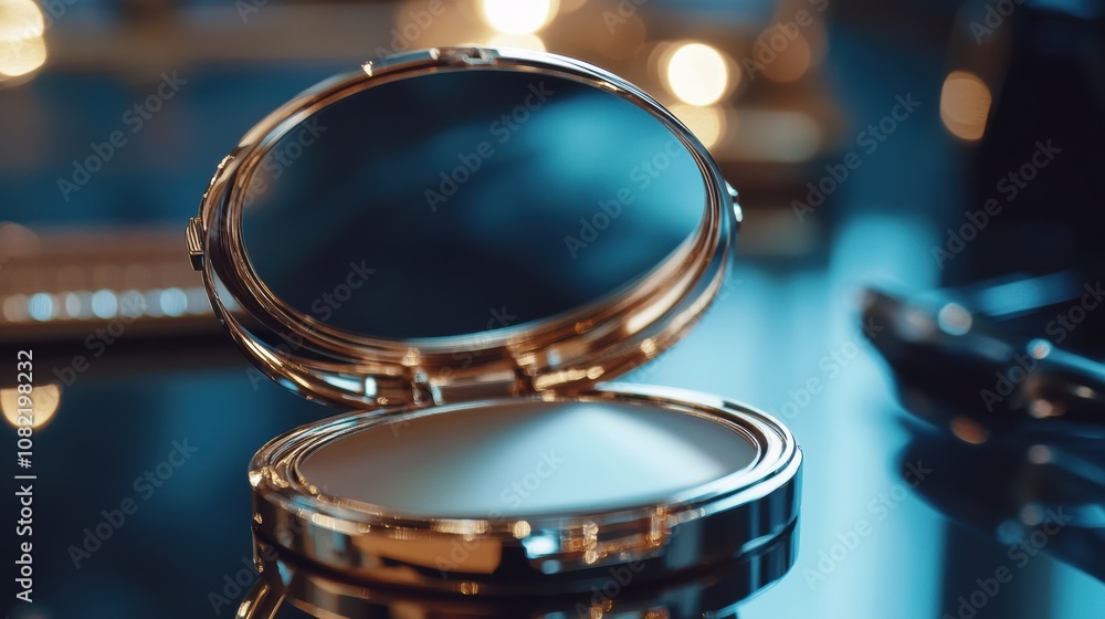 Open Makeup Compact. Open Makeup Compact.