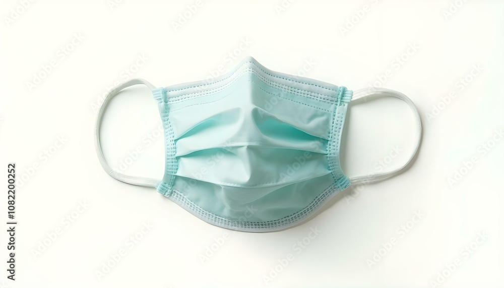 chirurgical Mask isolated on white background create with ai chirurgical Mask isolated on white background create with ai