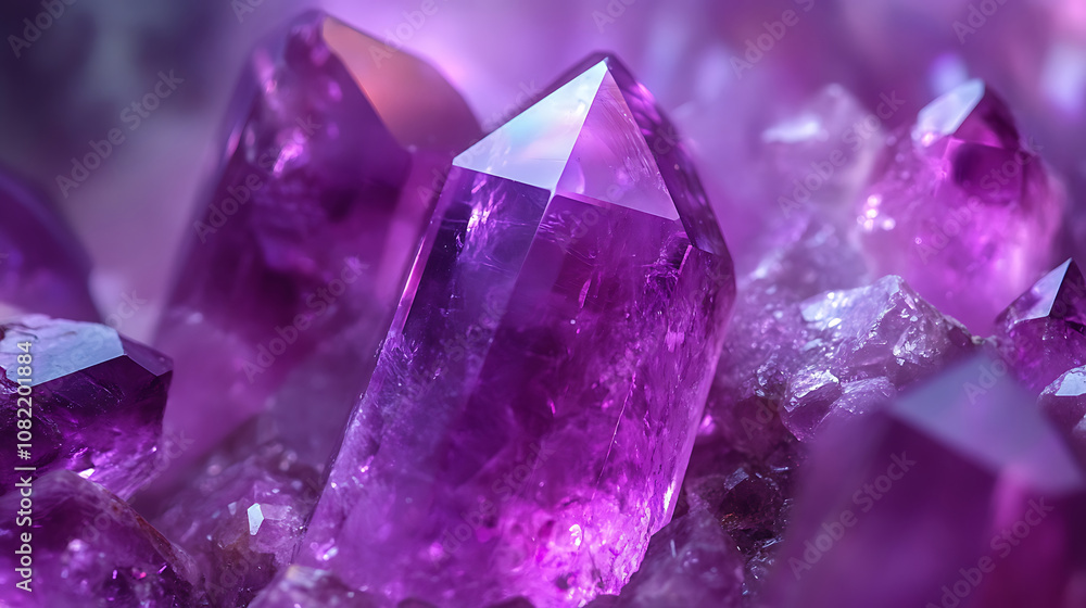 Radiant Purple Gemstone	

