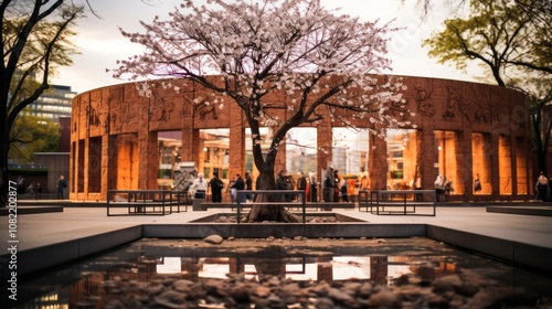 Resilience Amidst Ruins: Hiroshima Peace Memorial - Bearing Witness to the Atomic Bomb's Devastation photo