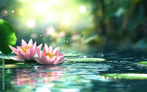 pink lotus flower