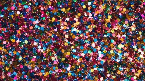 bright rainbow glitter texture, high saturation, seamless background, vibrant sparkle, cheerful vibe, bold colors, fun atmosphere