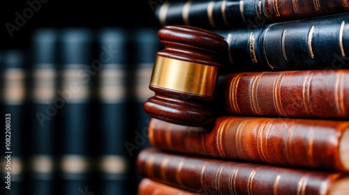 Gavel and Law Books