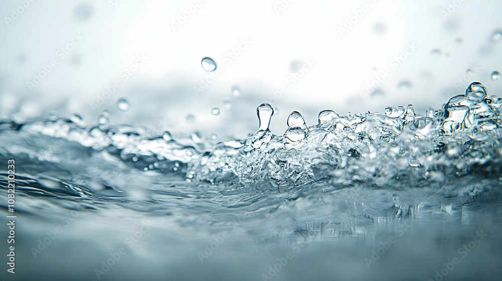Water Droplets Splashing and Creating a Tranquil Surface Texture Background Image Water Droplets Splashing and Creating a Tranquil Surface Texture Background Image
