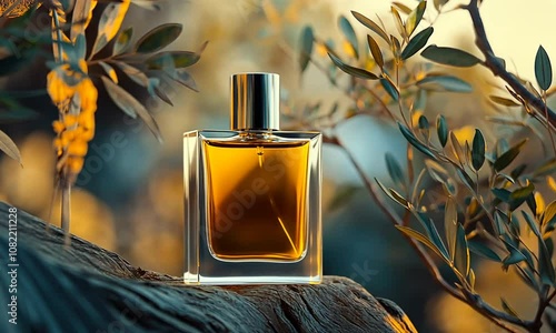 Perfume Bottle in Nature