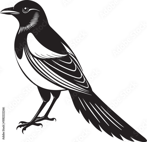 cuban trogon bird vector illustration