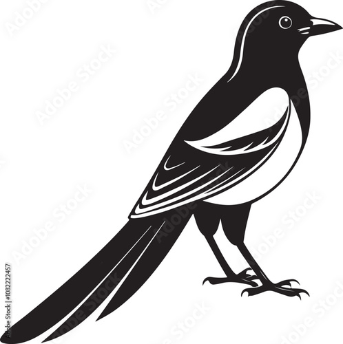 cuban trogon bird vector illustration