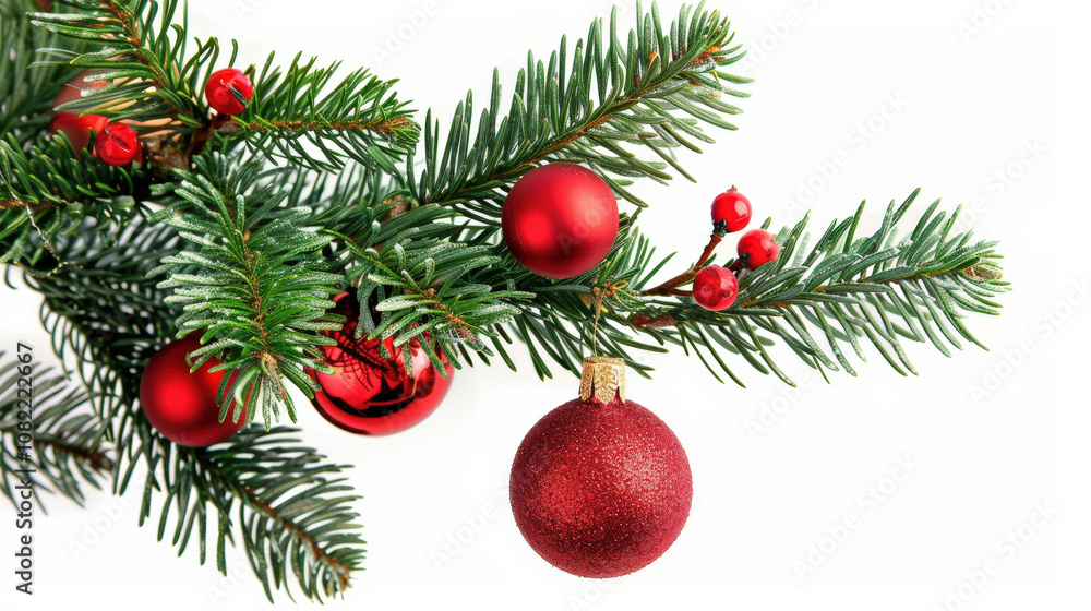 christmas tree branches isolated on white christmas tree branches isolated on white
