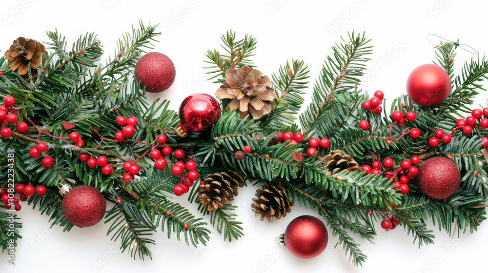 christmas tree branches isolated on white christmas tree branches isolated on white