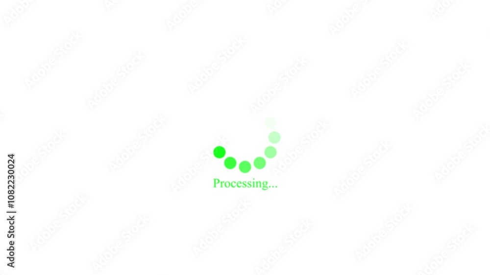 circle processing loading animation... circle processing loading animation...
