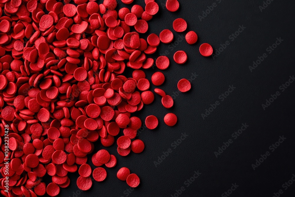 Examining healthy red blood cells microscopic view scientific imaging laboratory setting close-up functionality and importance Examining healthy red blood cells microscopic view scientific imaging laboratory setting close-up functionality and importance