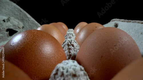 Series of pictures showing eggs in different stages of development