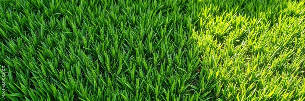 Vibrant green lawn perfect for backgrounds or textures, clean, serene Vibrant green lawn perfect for backgrounds or textures, clean, serene