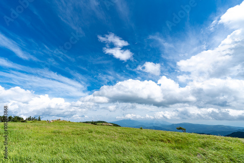 夏空の美ヶ原